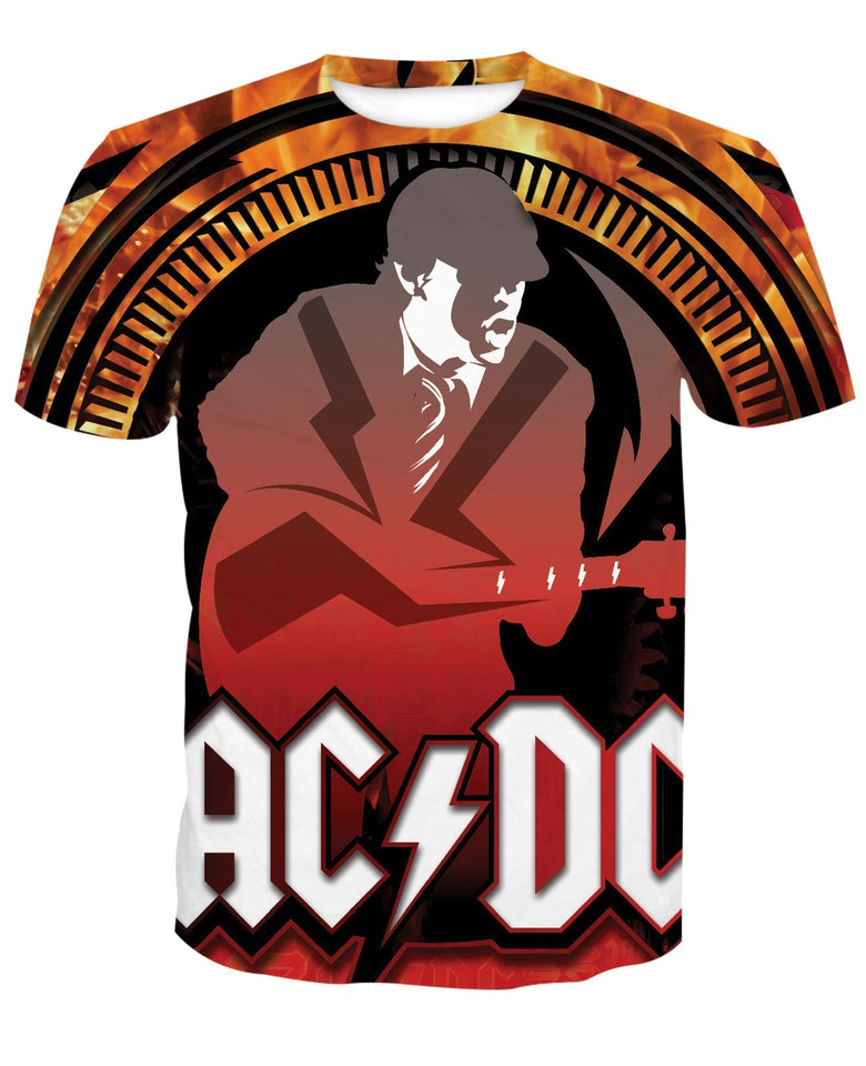 ACDC Rock Band 3D full over print Hoodie, Sweater, TShirt RH-072