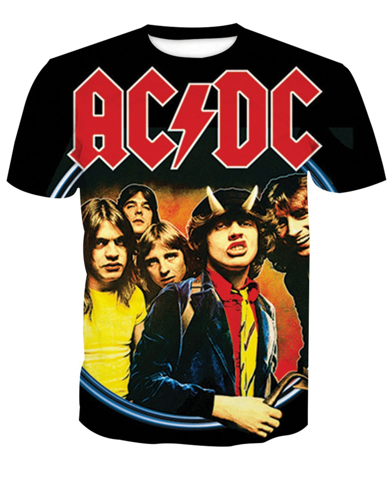 ACDC Rock Band 3D full over print Hoodie, Sweater, TShirt RH-060