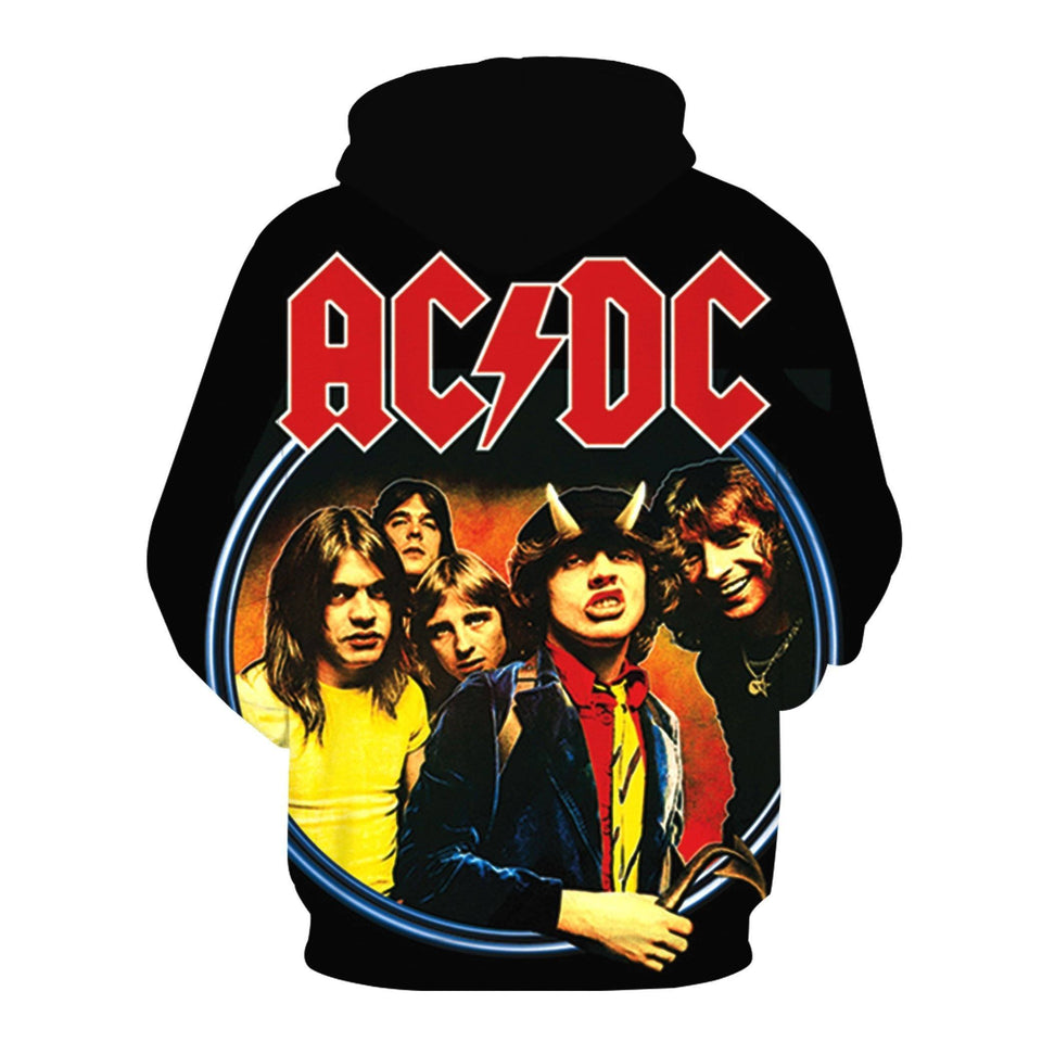 ACDC Rock Band 3D full over print Hoodie, Sweater, TShirt RH-060