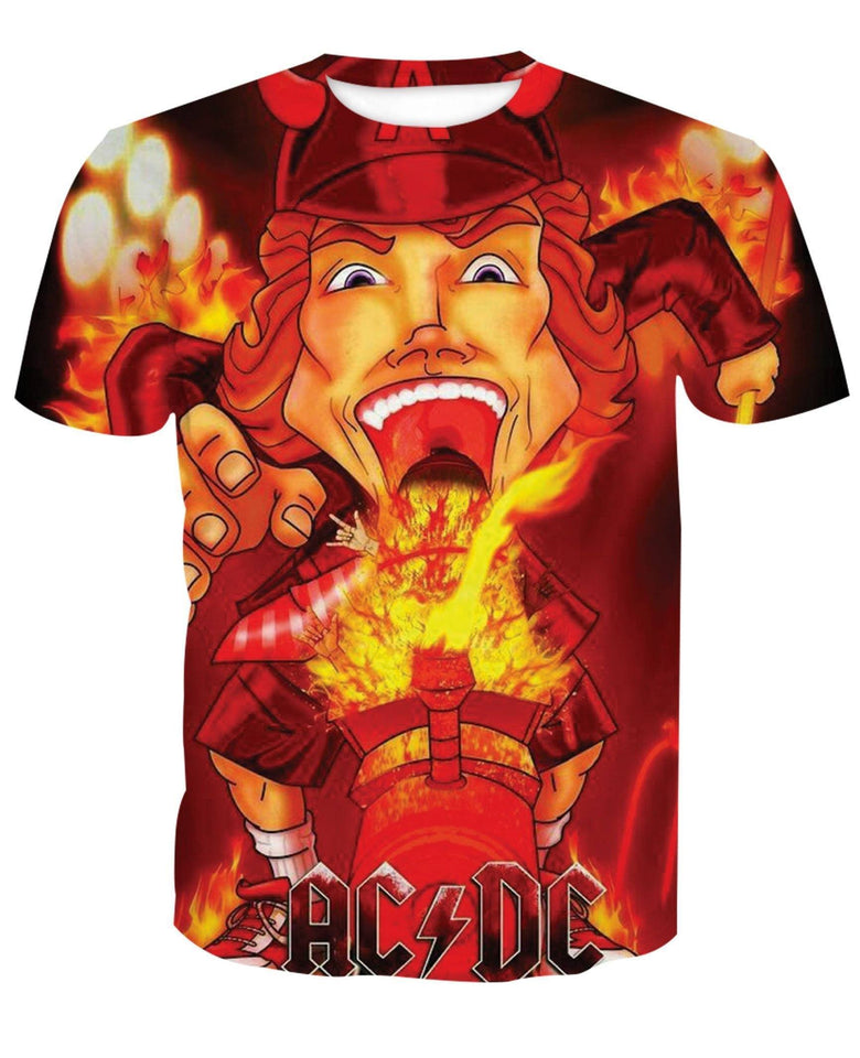ACDC Rock Band 3D full over print Hoodie, Sweater, TShirt RH-067