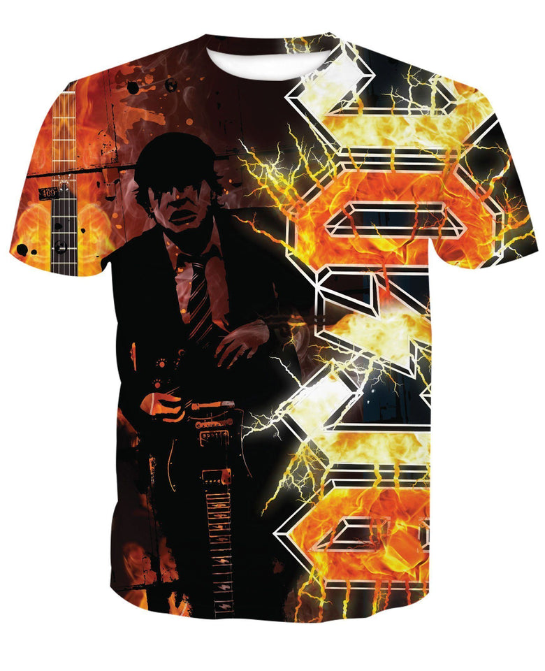 ACDC Rock Band 3D full over print Hoodie, Sweater, TShirt RH-068