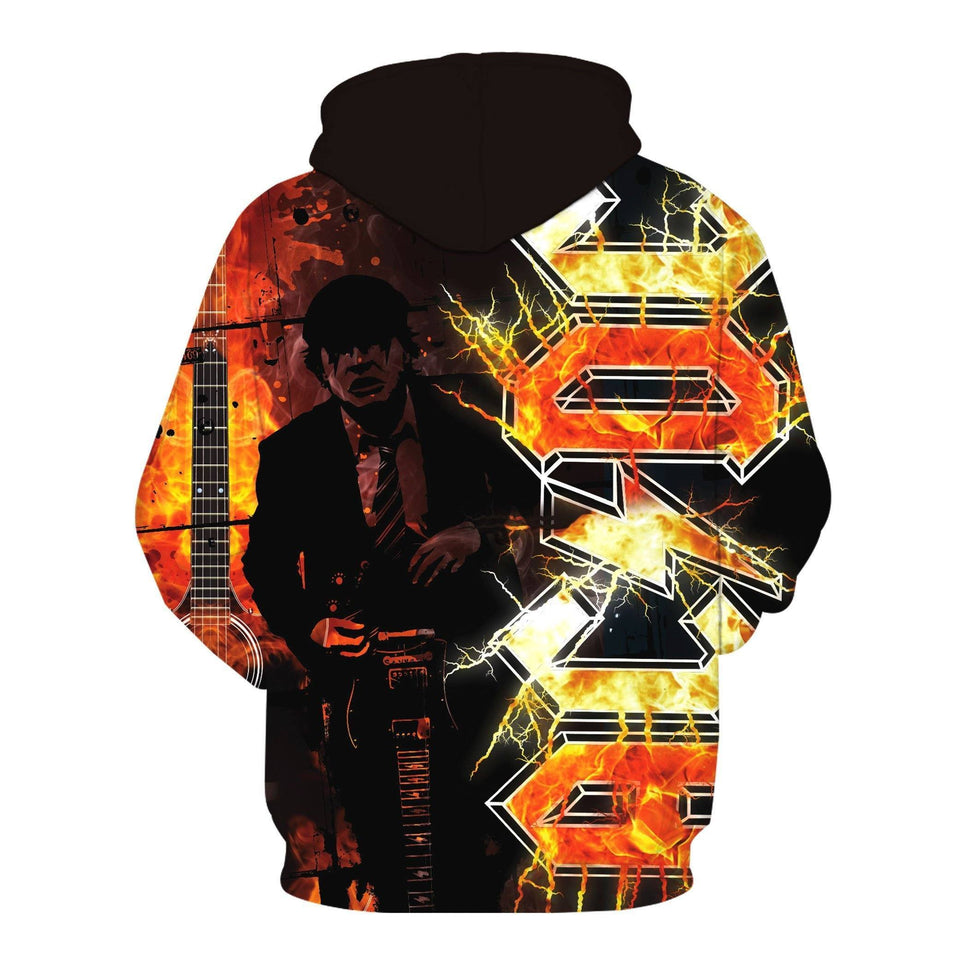 ACDC Rock Band 3D full over print Hoodie, Sweater, TShirt RH-068