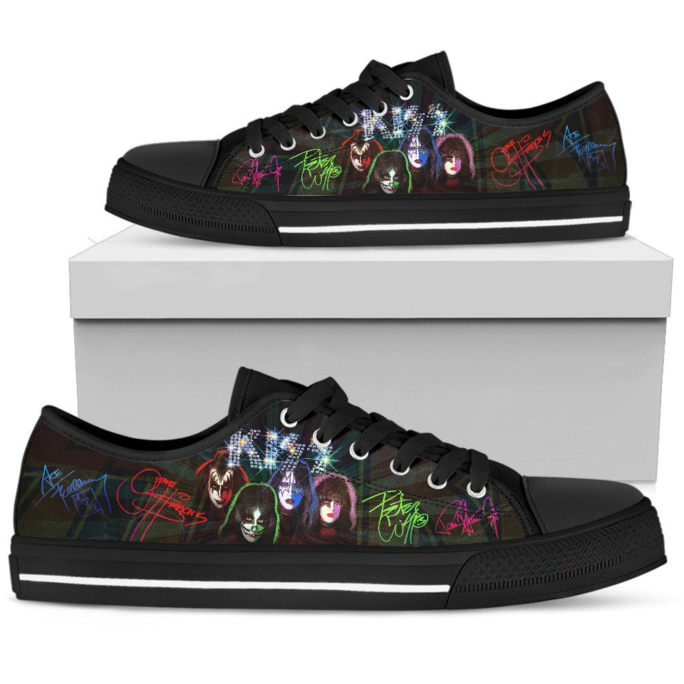 Kiss band low top 06