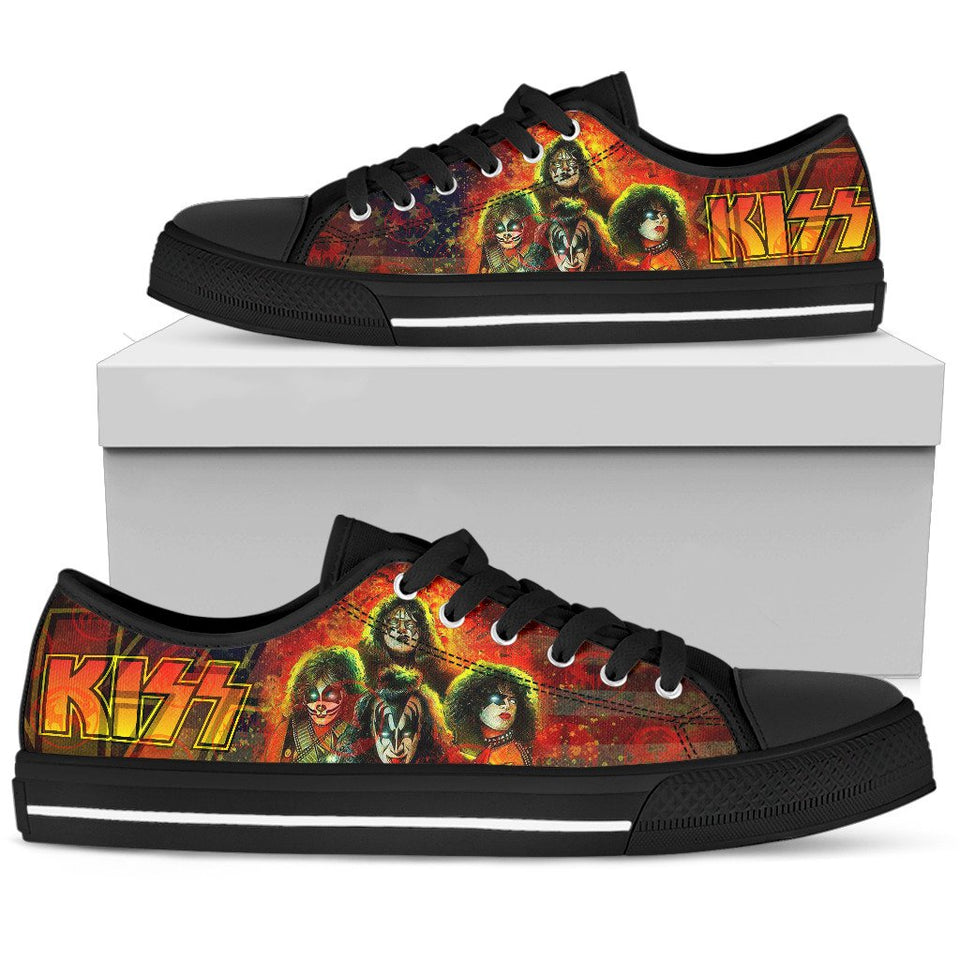 Kiss band low top 05