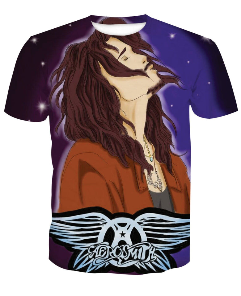 Aerosmith 3D full over print Hoodie, Sweater, TShirt RH-106