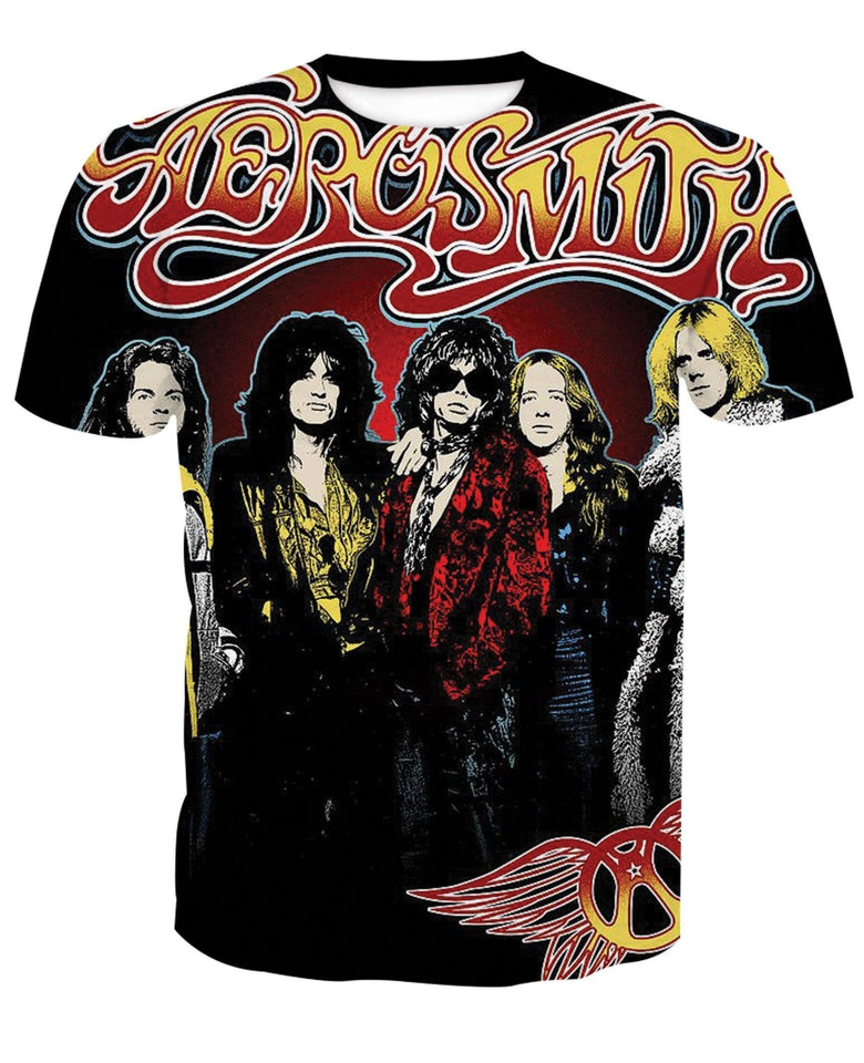 Aerosmith 3D full over print Hoodie, Sweater, TShirt RH-108