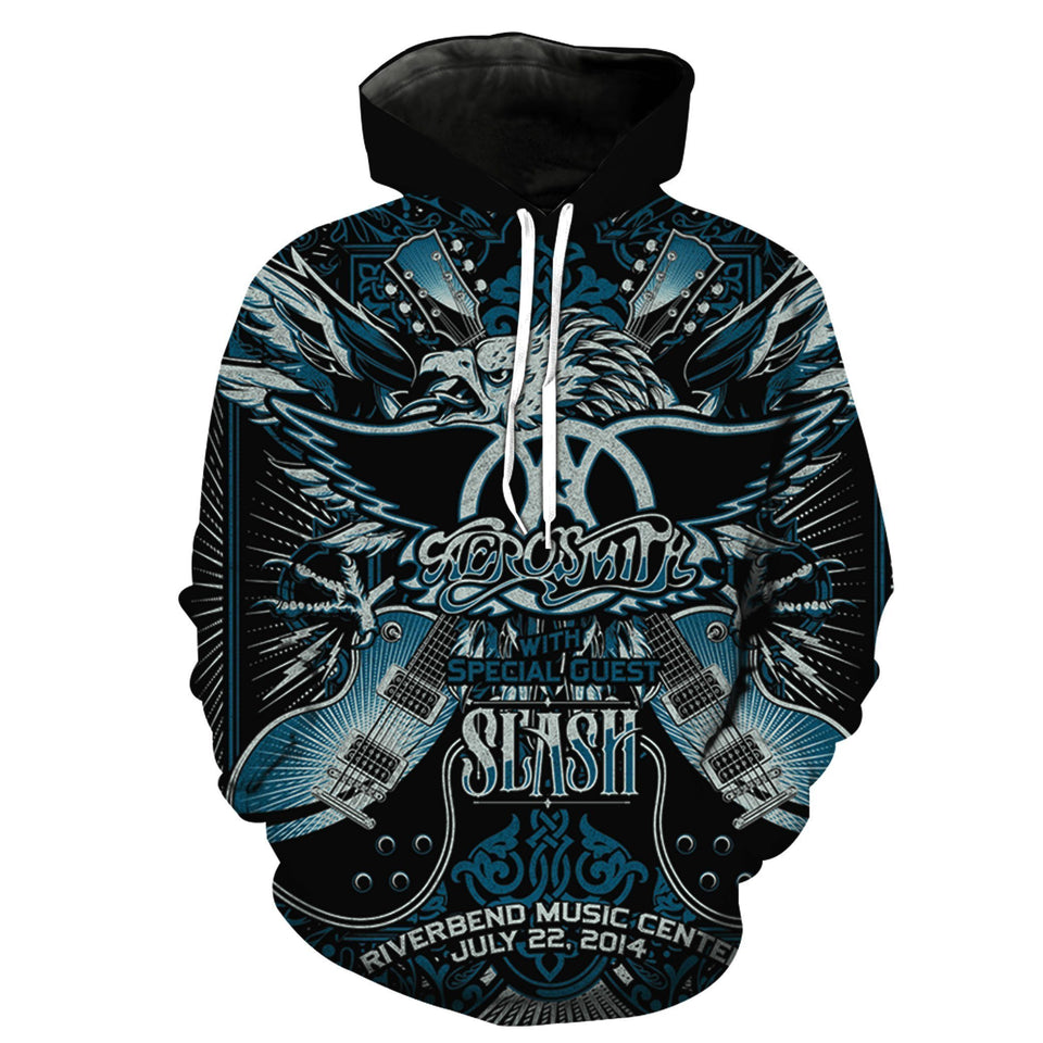 Aerosmith 3D full over print Hoodie, Sweater, TShirt RH-109
