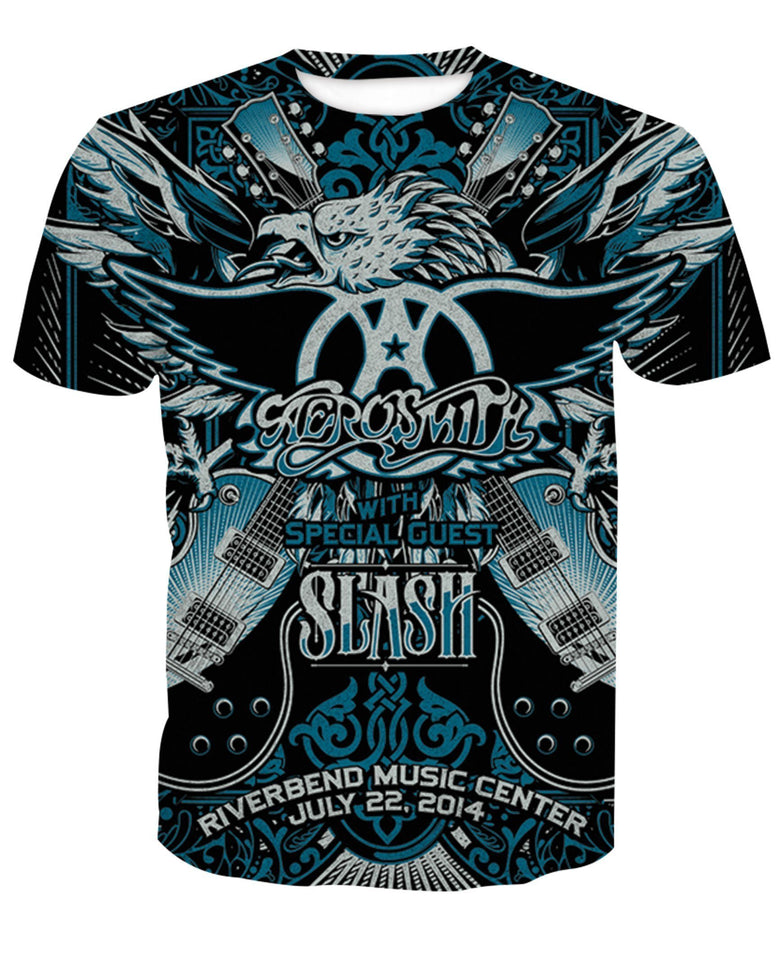 Aerosmith 3D full over print Hoodie, Sweater, TShirt RH-109