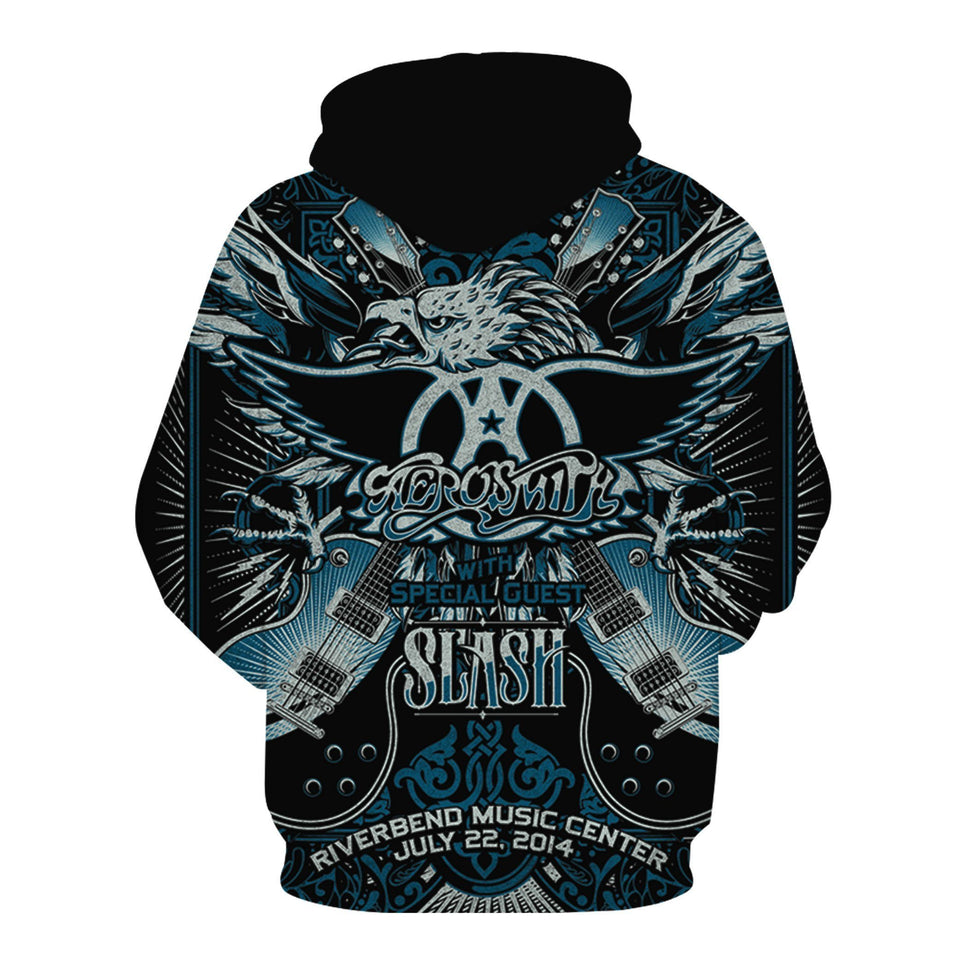 Aerosmith 3D full over print Hoodie, Sweater, TShirt RH-109