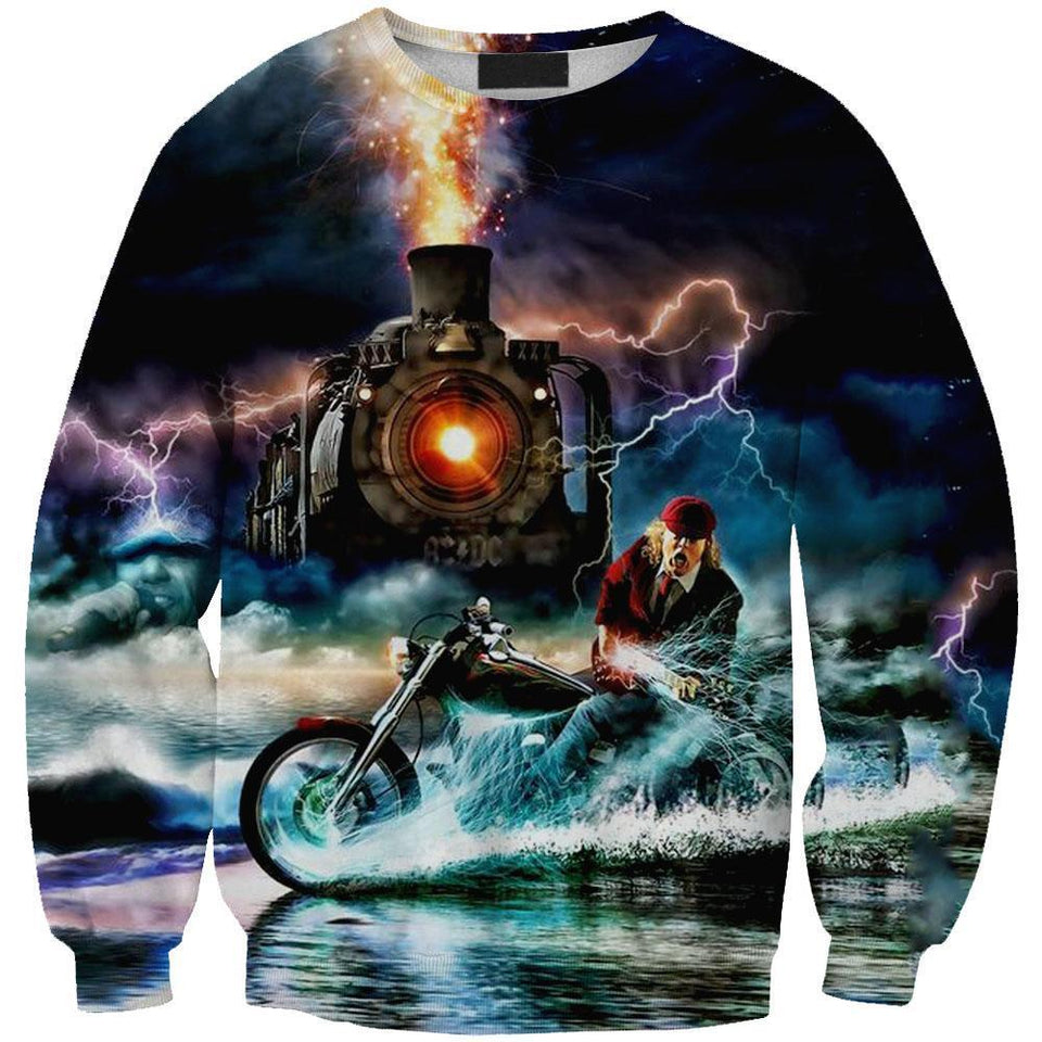 ACDC Rock Band 3D full over print Hoodie, Sweater, TShirt LK-173