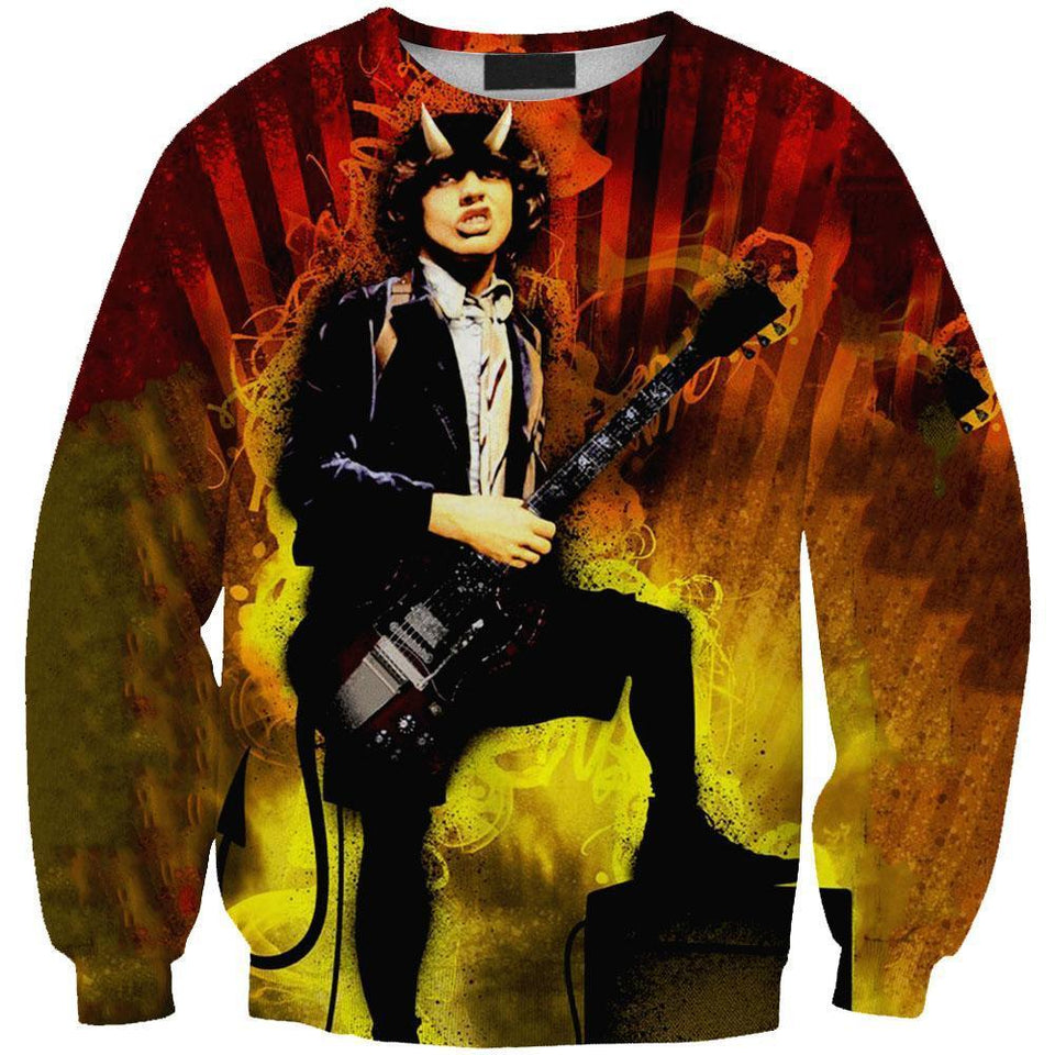 ACDC Rock Band 3D full over print Hoodie, Sweater, TShirt LK-175