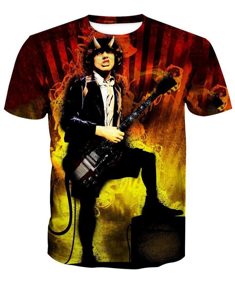 ACDC Rock Band 3D full over print Hoodie, Sweater, TShirt LK-175