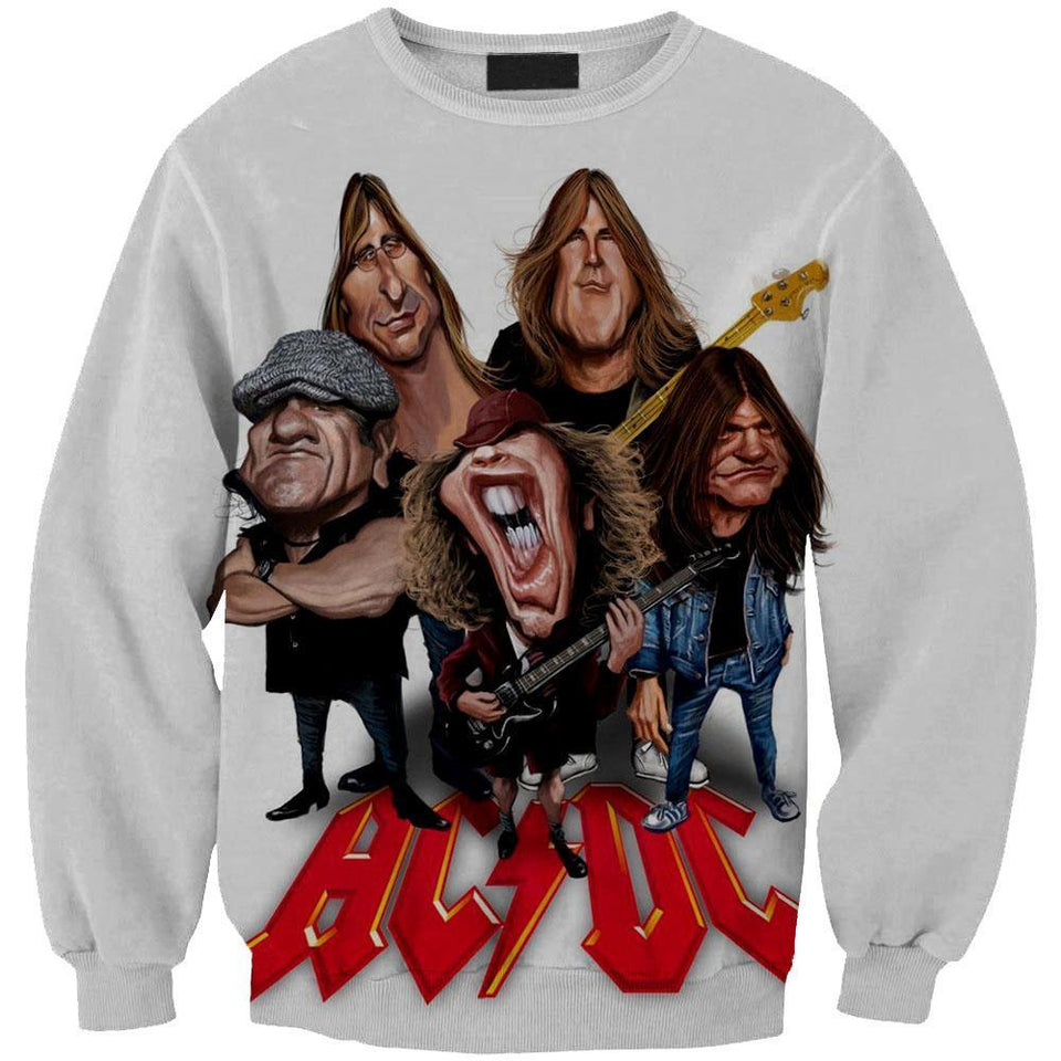 ACDC Rock Band 3D full over print Hoodie, Sweater, TShirt LK-182