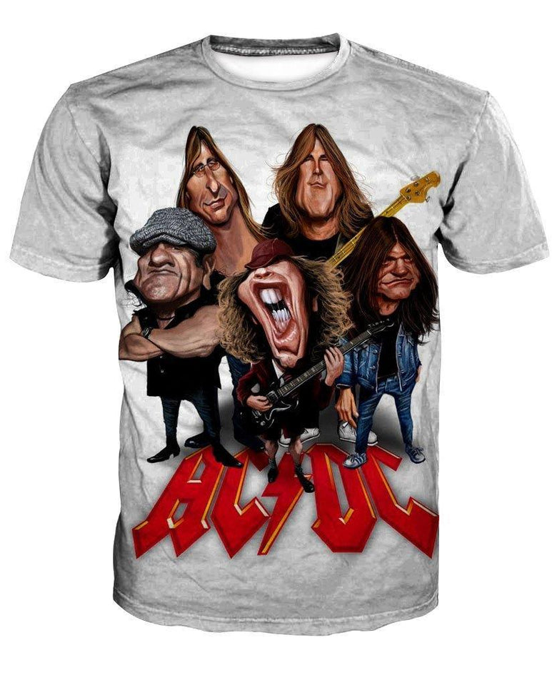 ACDC Rock Band 3D full over print Hoodie, Sweater, TShirt LK-182