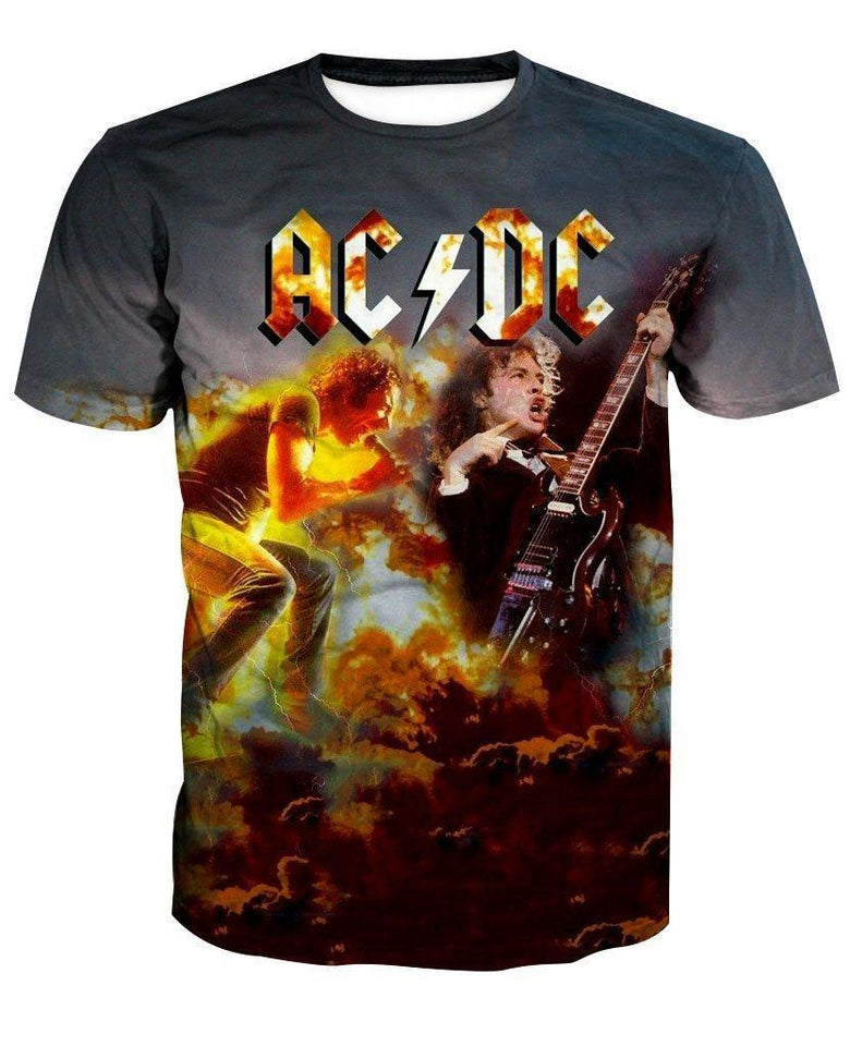 ACDC Rock Band 3D full over print Hoodie, Sweater, TShirt LK-184