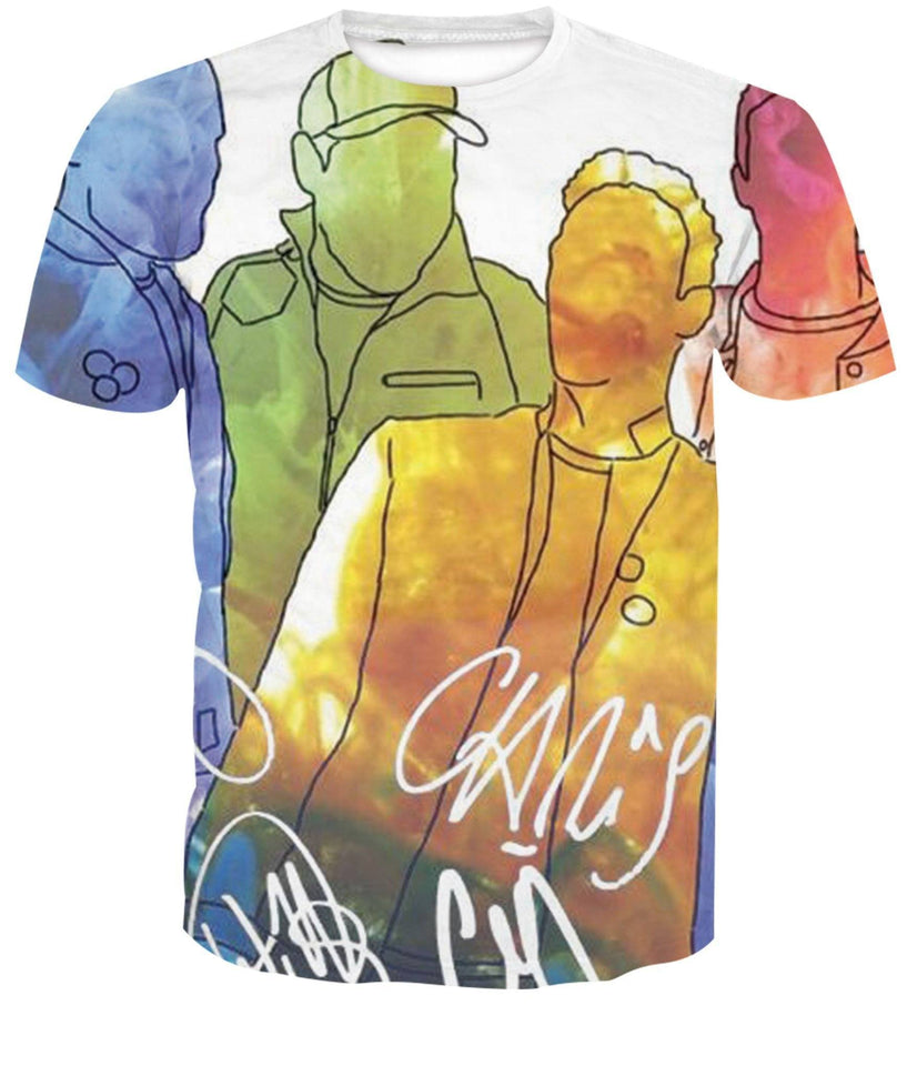 Coldplay Band 3D full over print Hoodie, Sweater, TShirt RH-145