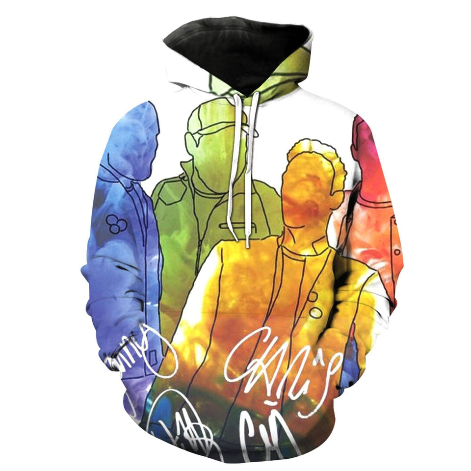 Coldplay Band 3D full over print Hoodie, Sweater, TShirt RH-145