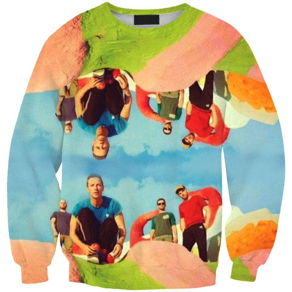 Coldplay Band 3D full over print Hoodie, Sweater, TShirt RH-134