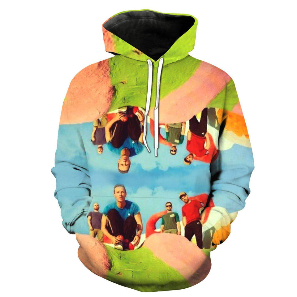 Coldplay Band 3D full over print Hoodie, Sweater, TShirt RH-134