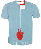 Coldplay Band 3D full over print Hoodie, Sweater, TShirt RH-135