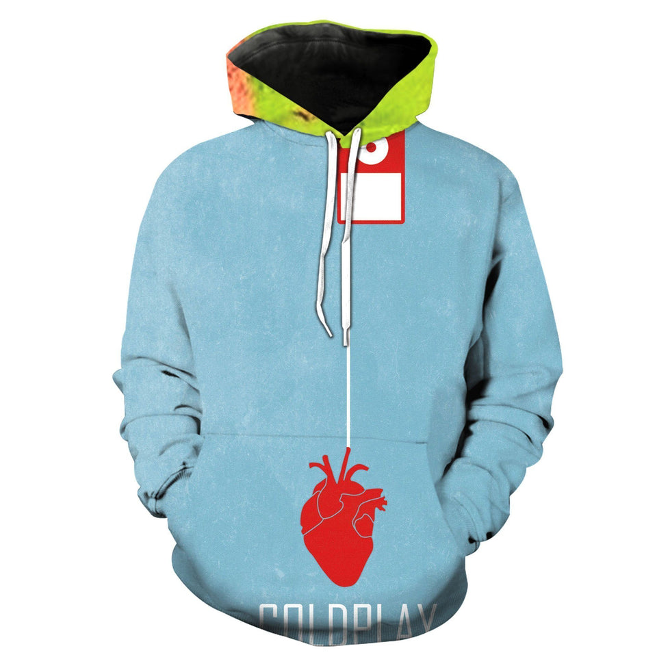 Coldplay Band 3D full over print Hoodie, Sweater, TShirt RH-135