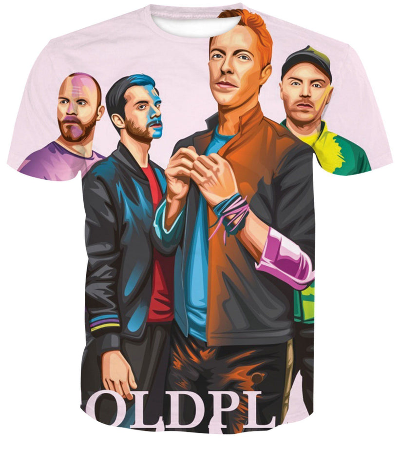 Coldplay Band 3D full over print Hoodie, Sweater, TShirt RH-140