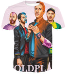 Coldplay Band 3D full over print Hoodie, Sweater, TShirt RH-140