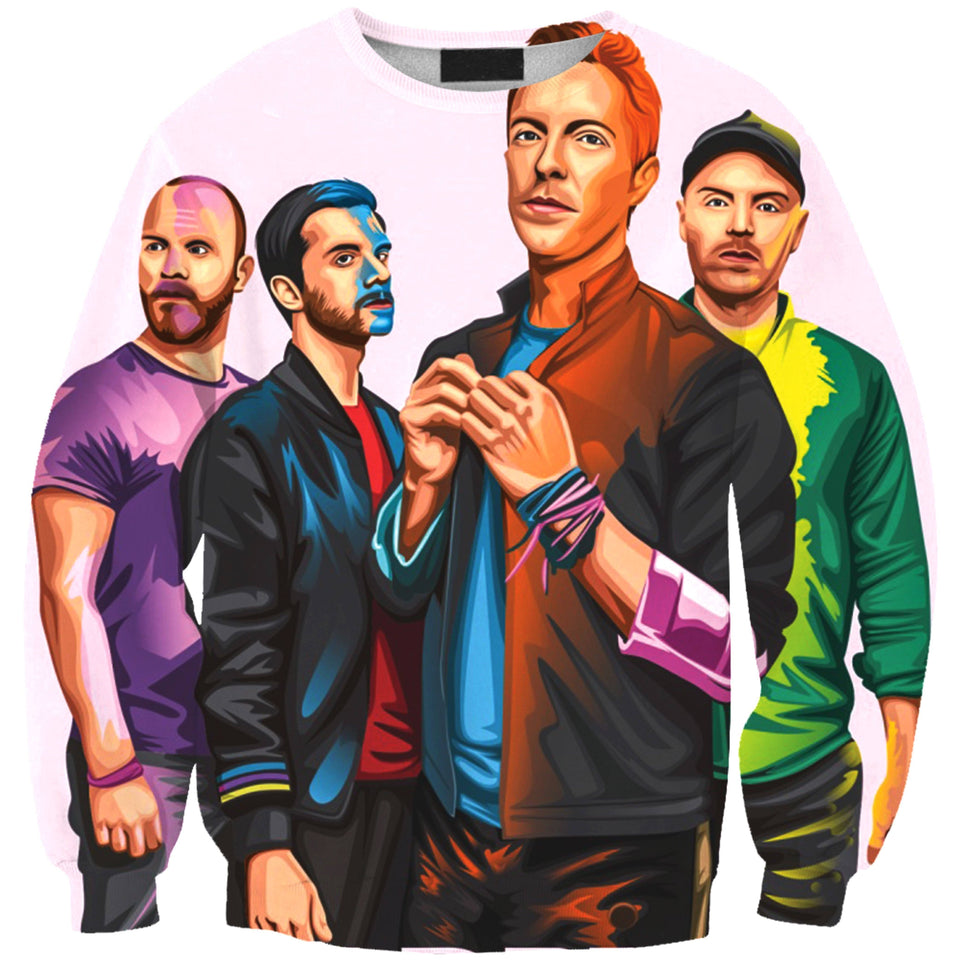 Coldplay Band 3D full over print Hoodie, Sweater, TShirt RH-140