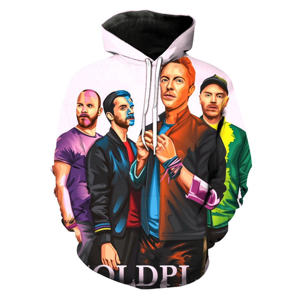 Coldplay Band 3D full over print Hoodie, Sweater, TShirt RH-140
