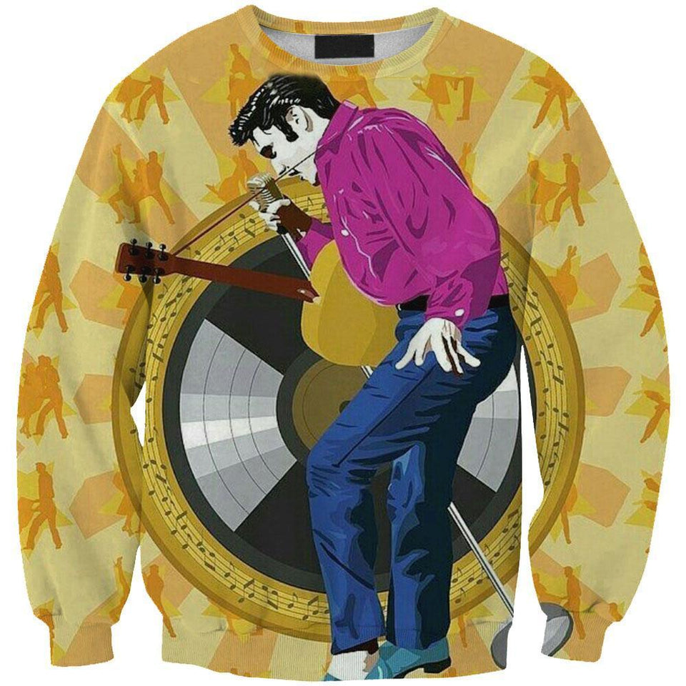 Elvis Presley 3D full over print Hoodie, Sweater, TShirt LK-168