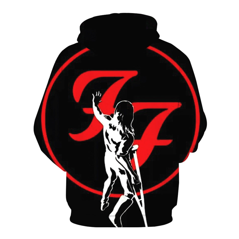 Foo Fighters 3D full over print Hoodie, Sweater, TShirt RH-193
