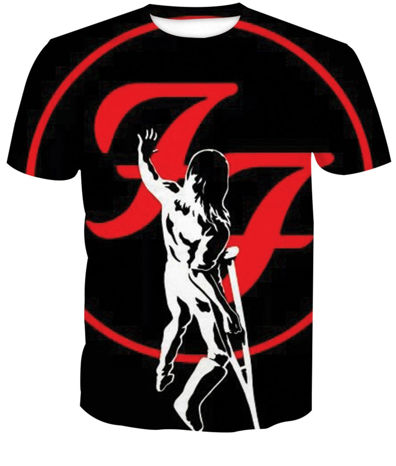 Foo Fighters 3D full over print Hoodie, Sweater, TShirt RH-193