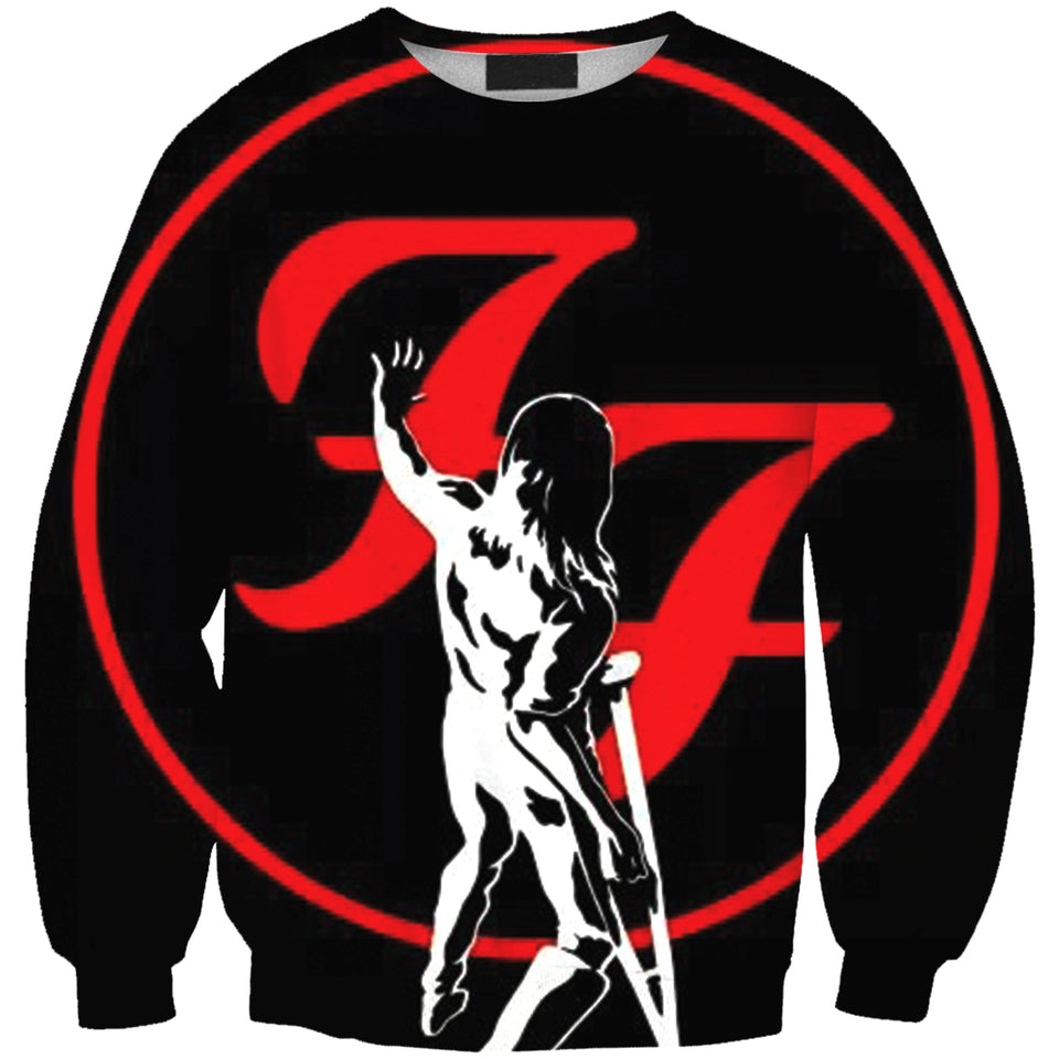 Foo Fighters 3D full over print Hoodie, Sweater, TShirt RH-193