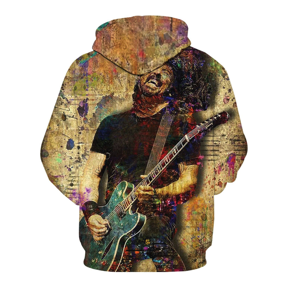 Foo Fighters 3D full over print Hoodie, Sweater, TShirt RH-194