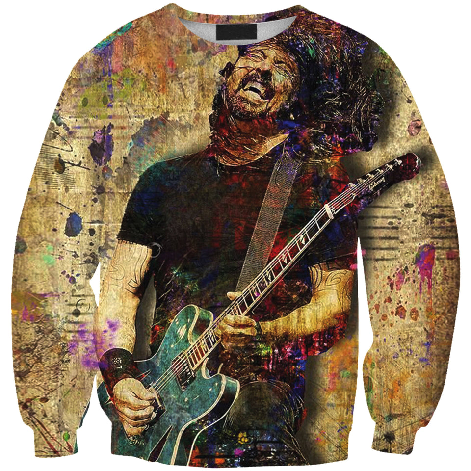 Foo Fighters 3D full over print Hoodie, Sweater, TShirt RH-194