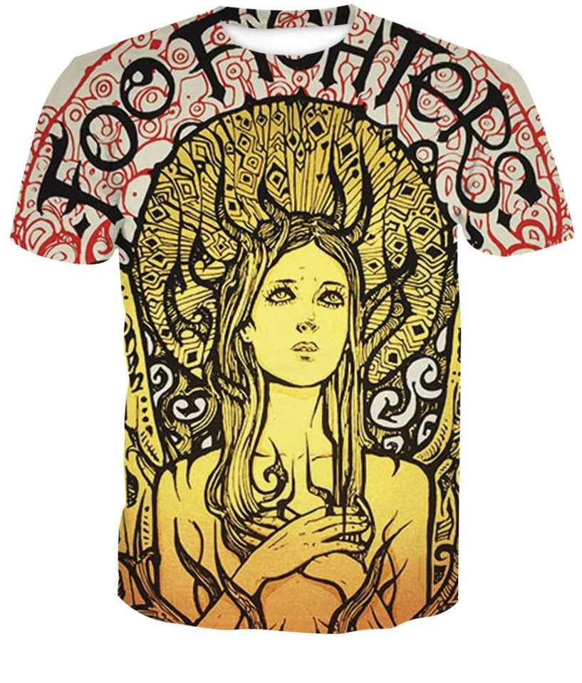 Foo Fighters 3D full over print Hoodie, Sweater, TShirt RH-195