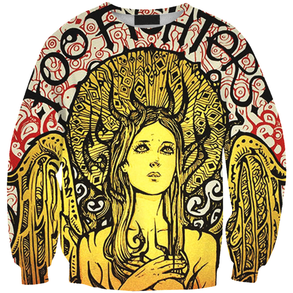 Foo Fighters 3D full over print Hoodie, Sweater, TShirt RH-195
