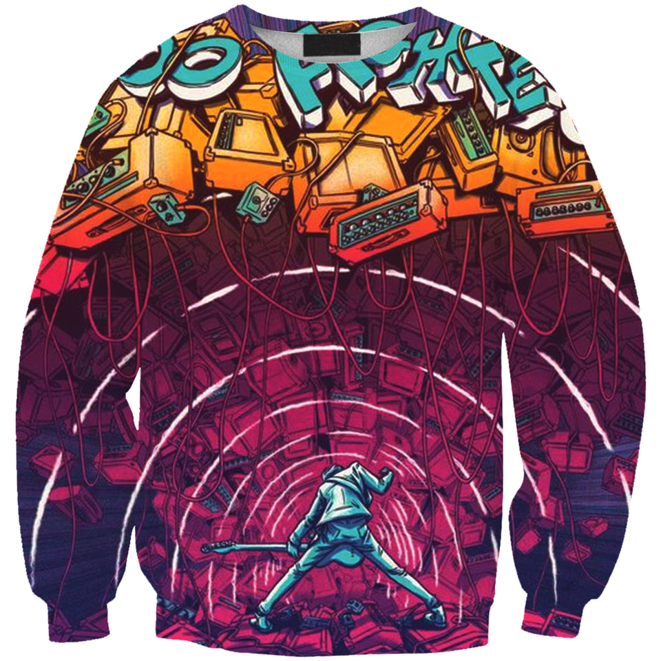 Foo Fighters 3D full over print Hoodie, Sweater, TShirt RH-197