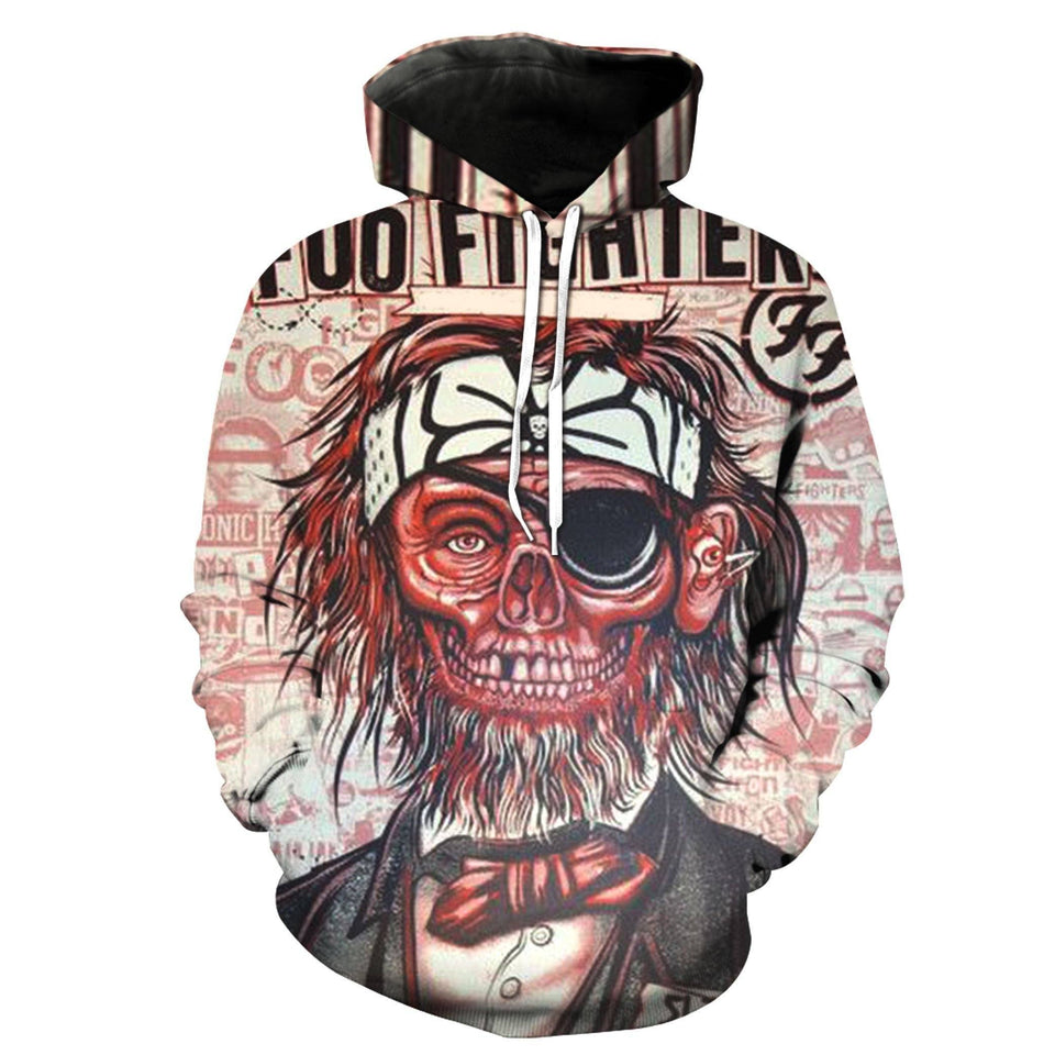Foo Fighters 3D full over print Hoodie, Sweater, TShirt RH-198