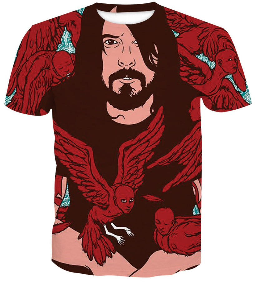 Foo Fighters 3D full over print Hoodie, Sweater, TShirt RH-199