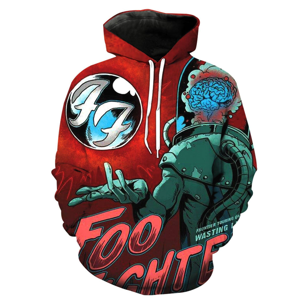 Foo Fighters 3D full over print Hoodie, Sweater, TShirt RH-202