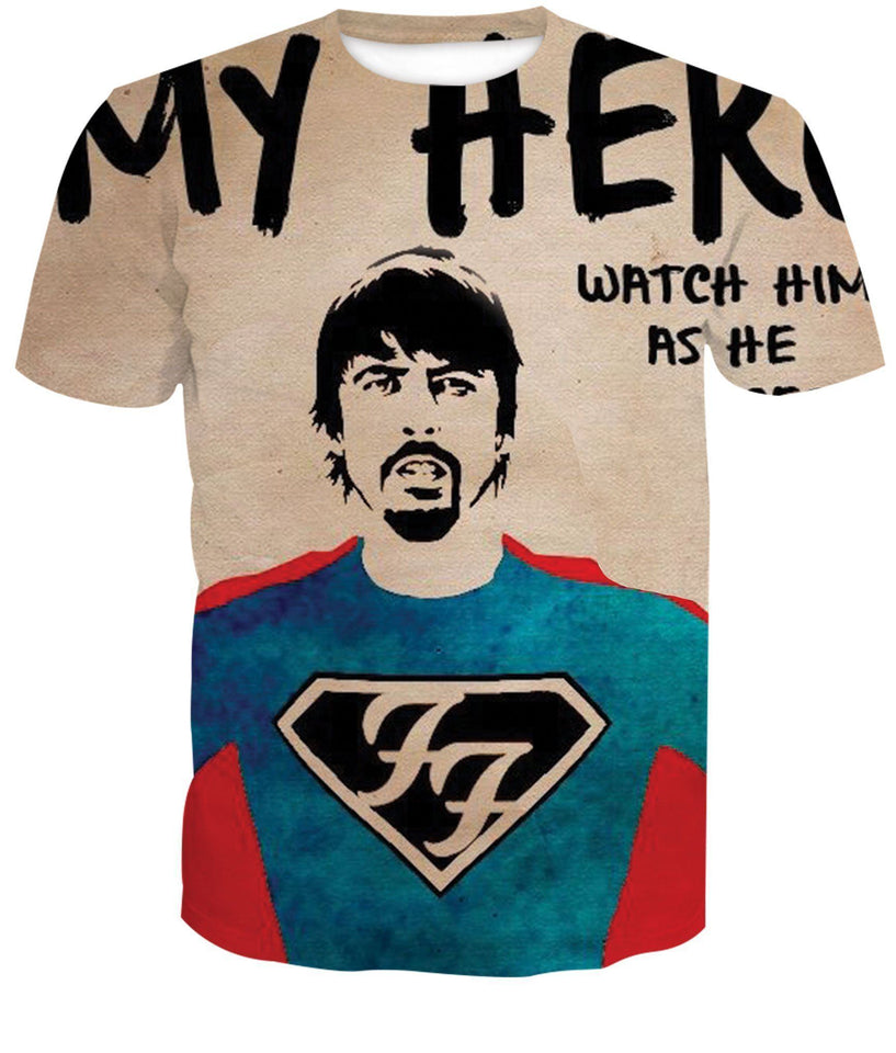Foo Fighters 3D full over print Hoodie, Sweater, TShirt RH-186
