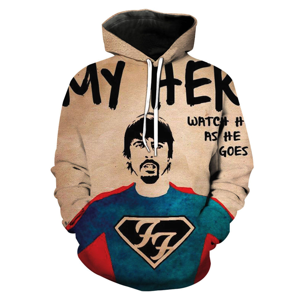 Foo Fighters 3D full over print Hoodie, Sweater, TShirt RH-186
