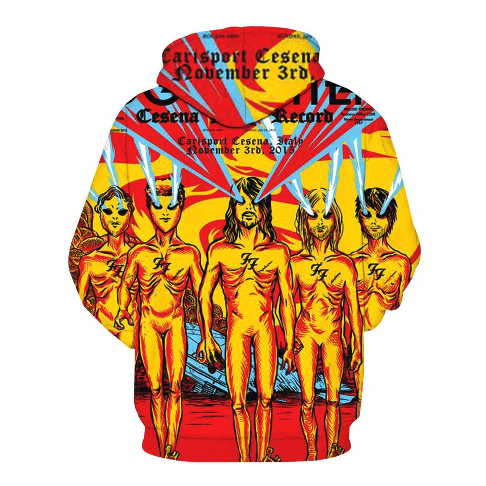 Foo Fighters 3D full over print Hoodie, Sweater, TShirt RH-189