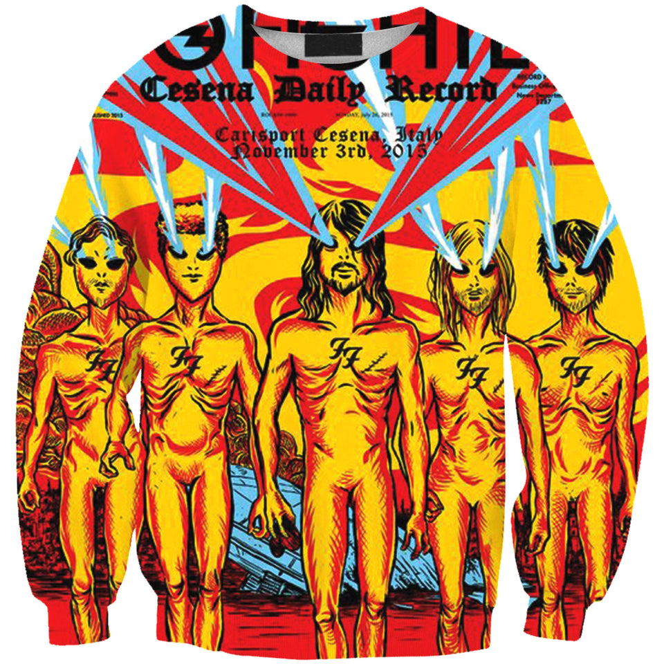 Foo Fighters 3D full over print Hoodie, Sweater, TShirt RH-189