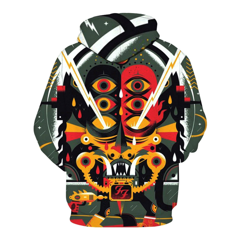 Foo Fighters 3D full over print Hoodie, Sweater, TShirt RH-190