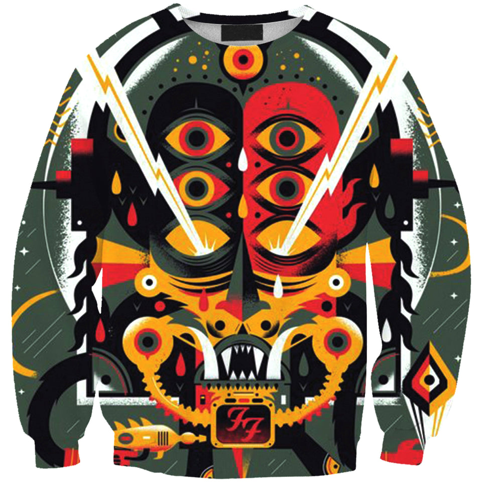 Foo Fighters 3D full over print Hoodie, Sweater, TShirt RH-190