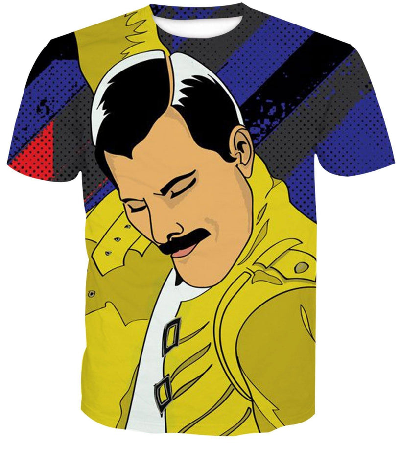 Freddie Mercury 3D full over print Hoodie, Sweater, TShirt RH-171
