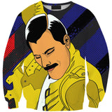 Freddie Mercury 3D full over print Hoodie, Sweater, TShirt RH-171