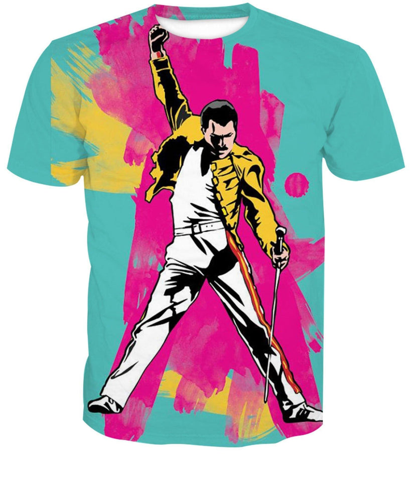 Freddie Mercury 3D full over print Hoodie, Sweater, TShirt RH-181